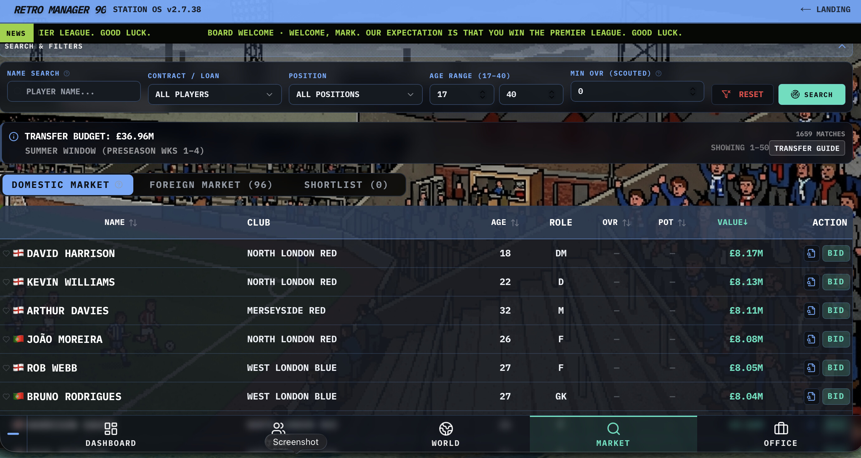 Retro Manager screenshot 10