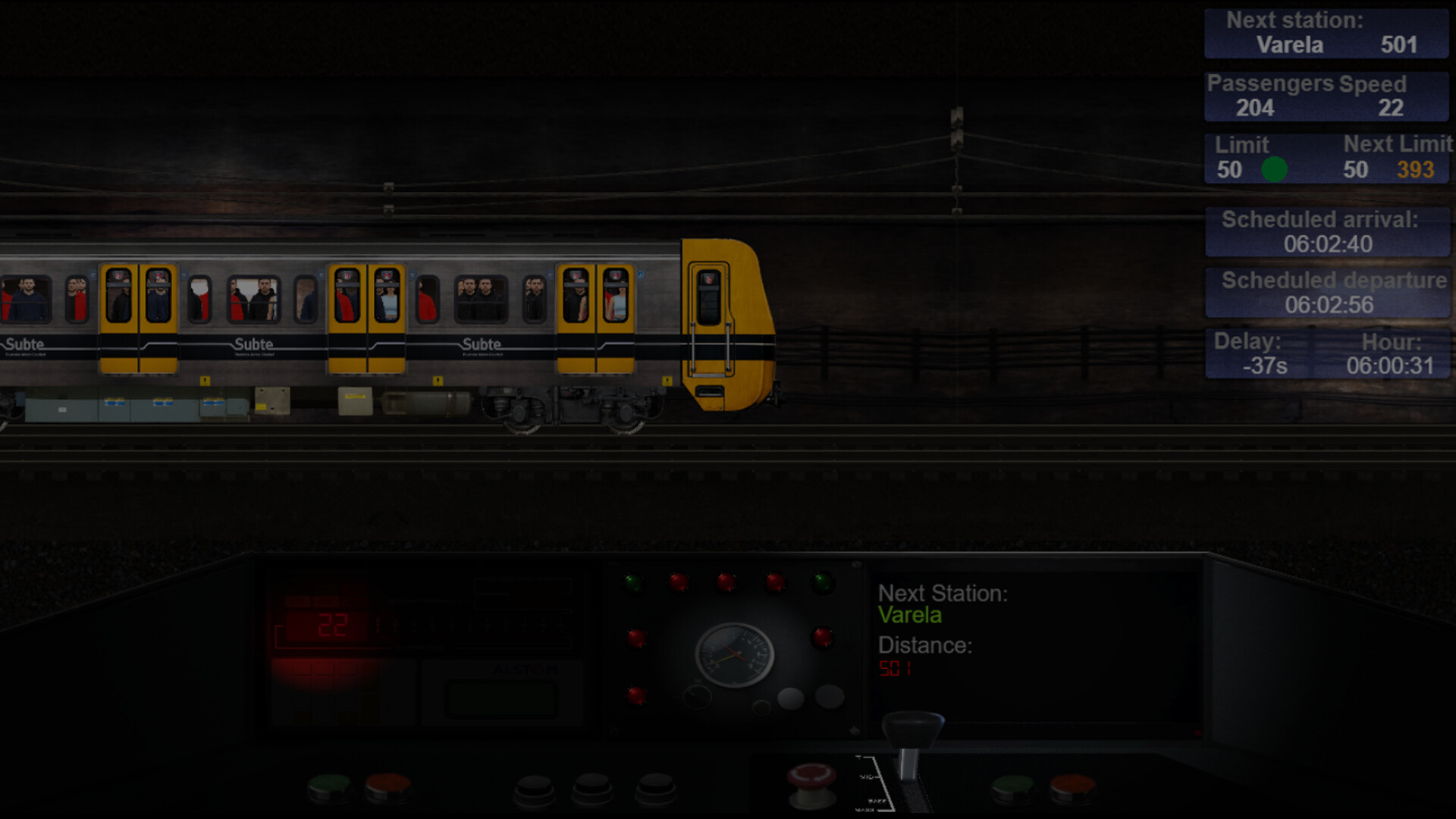 UrbanRail Metro Simulator screenshot 1