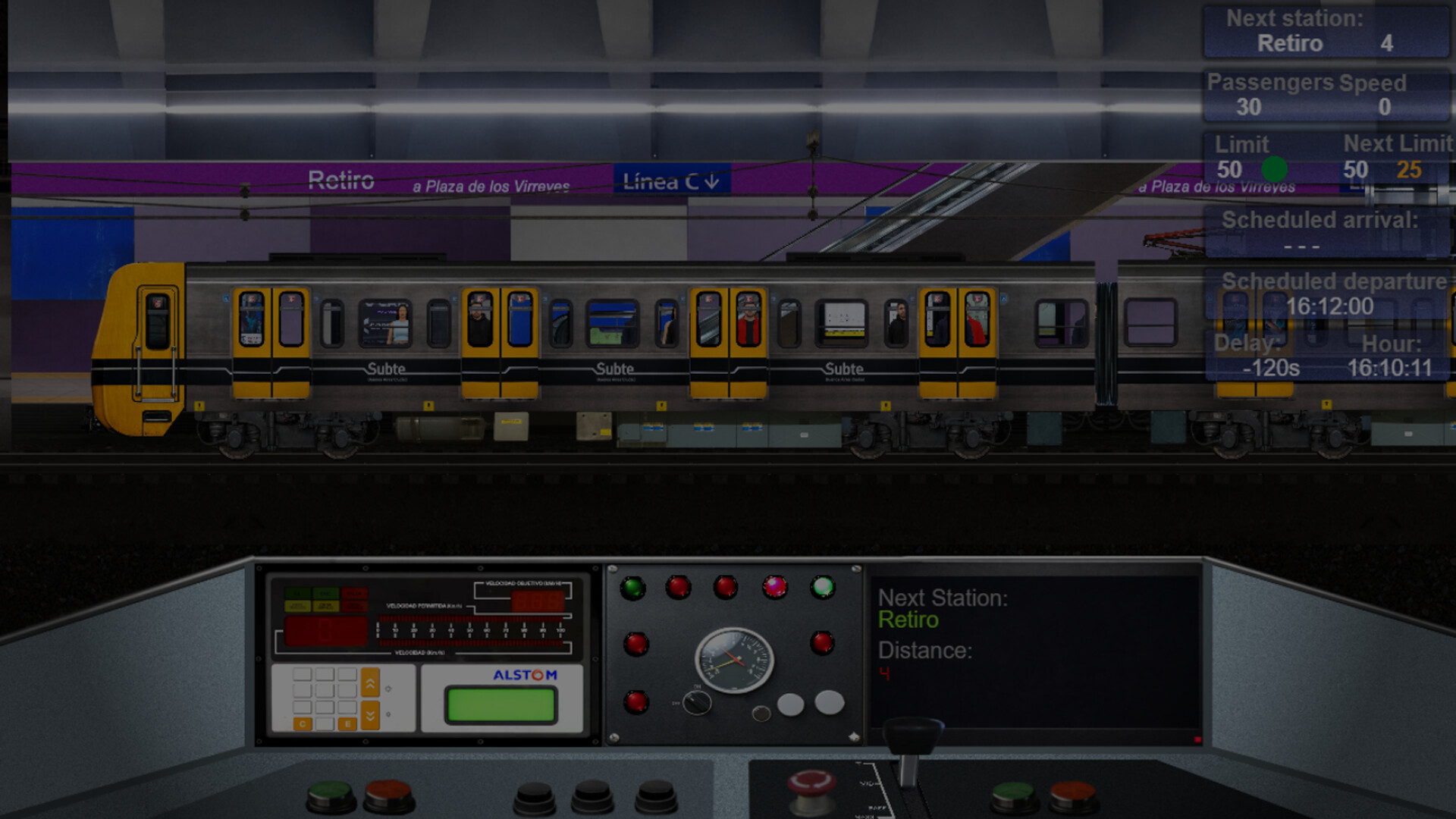 UrbanRail Metro Simulator screenshot 4