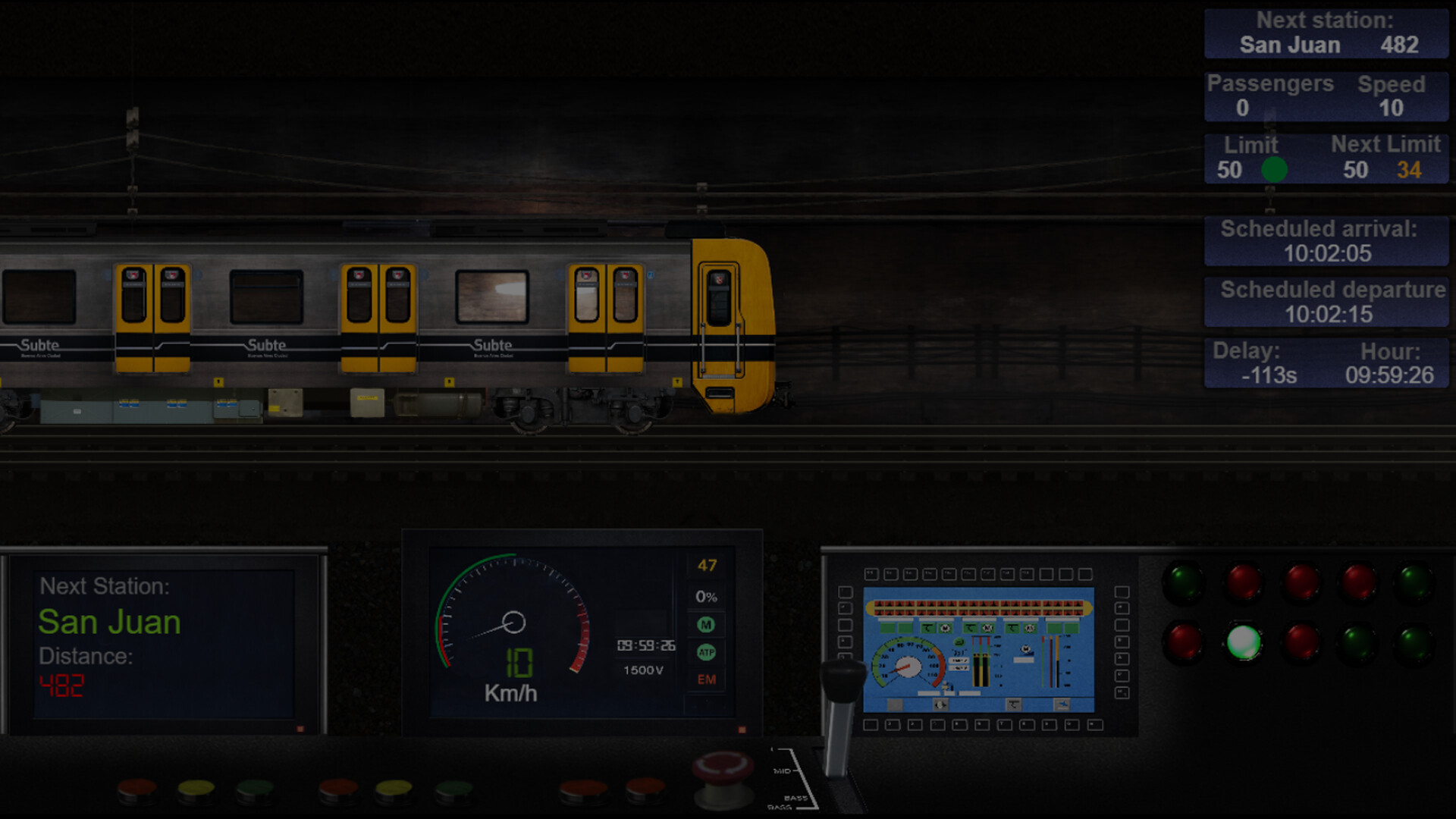 UrbanRail Metro Simulator screenshot 2