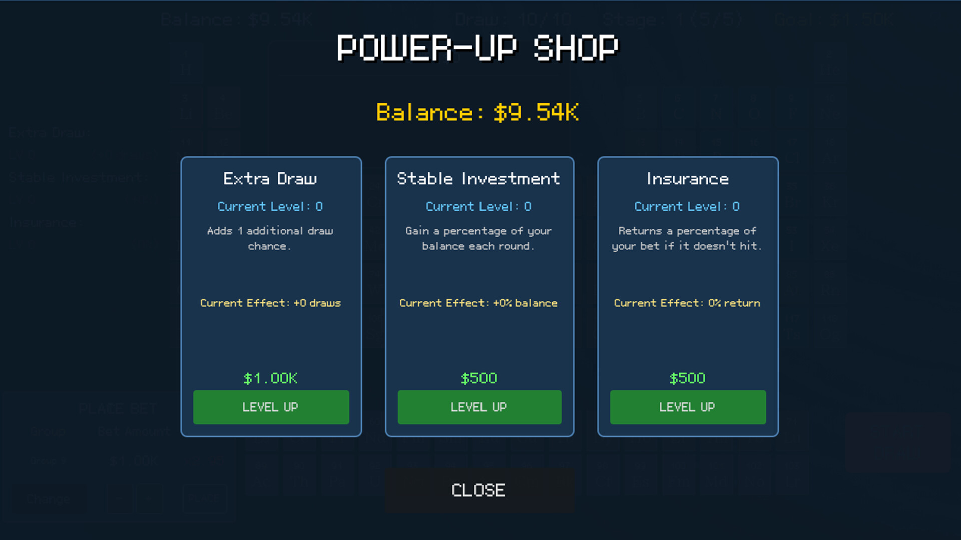 Periodic Lottery screenshot 2
