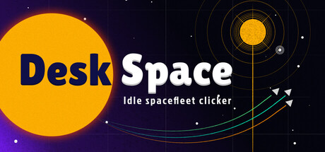 Desk Space: Idle Spacefleet clicker — Steam header