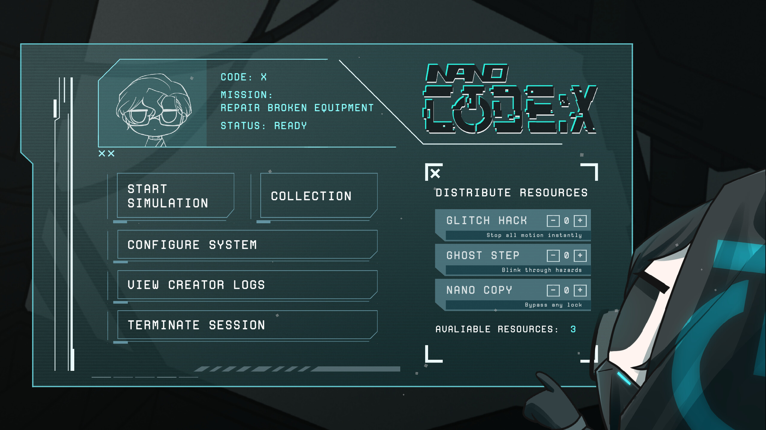 Nano CODE:X screenshot 1