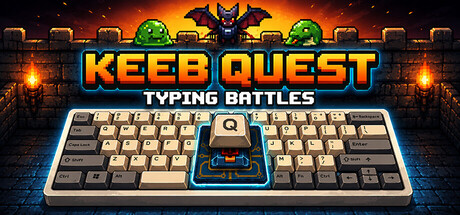 Keeb Quest: Typing Battles — Steam header