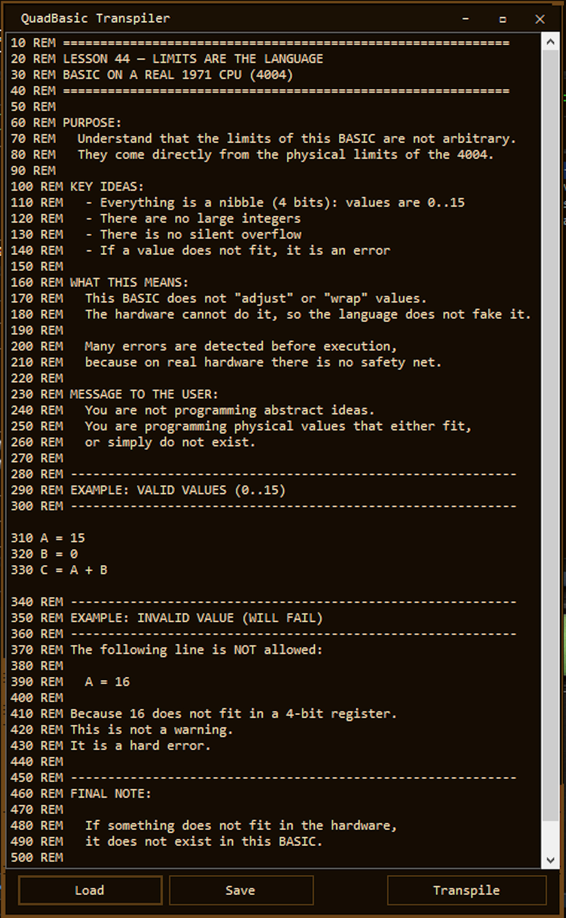 Quadium 4004 Workbench screenshot 5