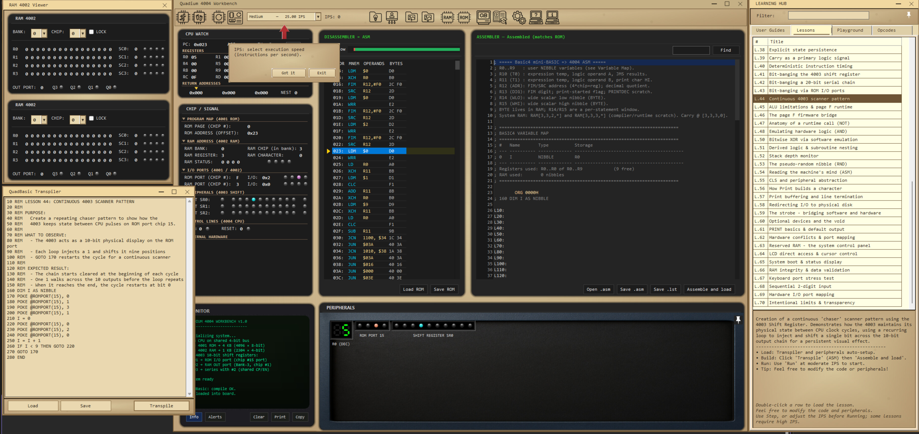 Quadium 4004 Workbench screenshot 2