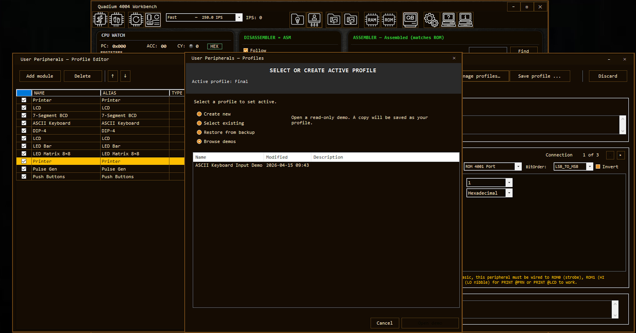 Quadium 4004 Workbench screenshot 7