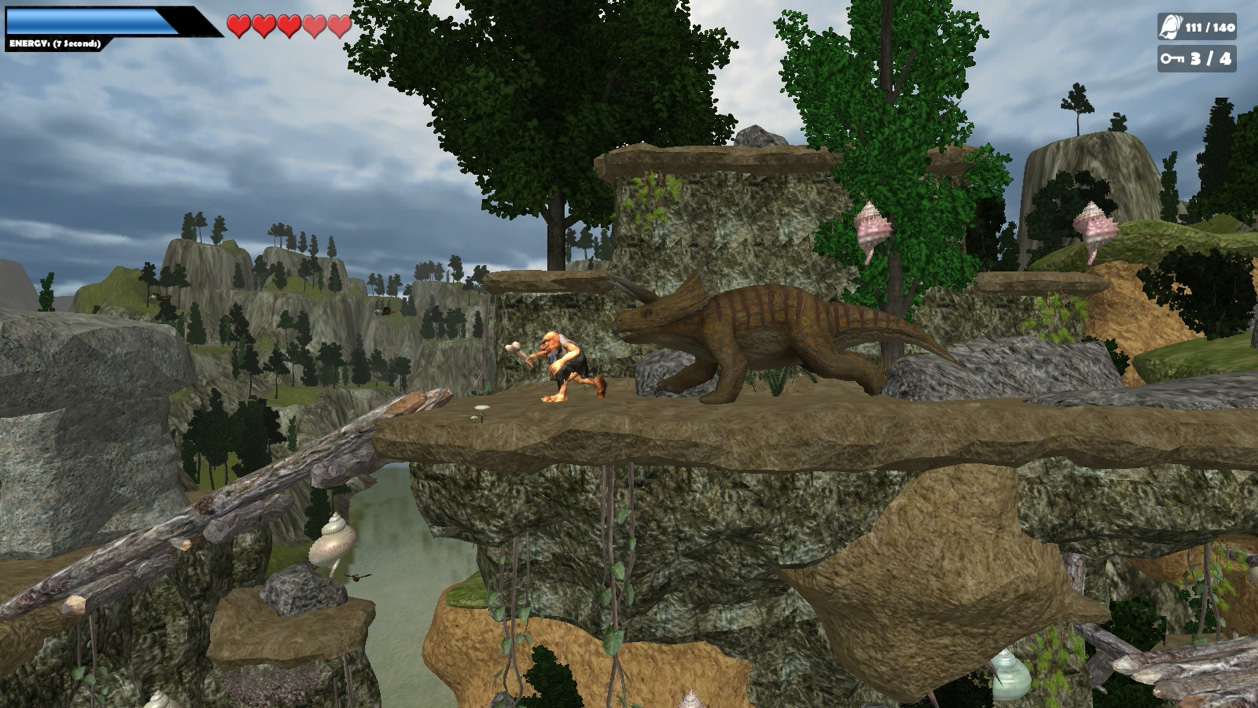 Caveman World: Mountains of Unga Boonga screenshot 1