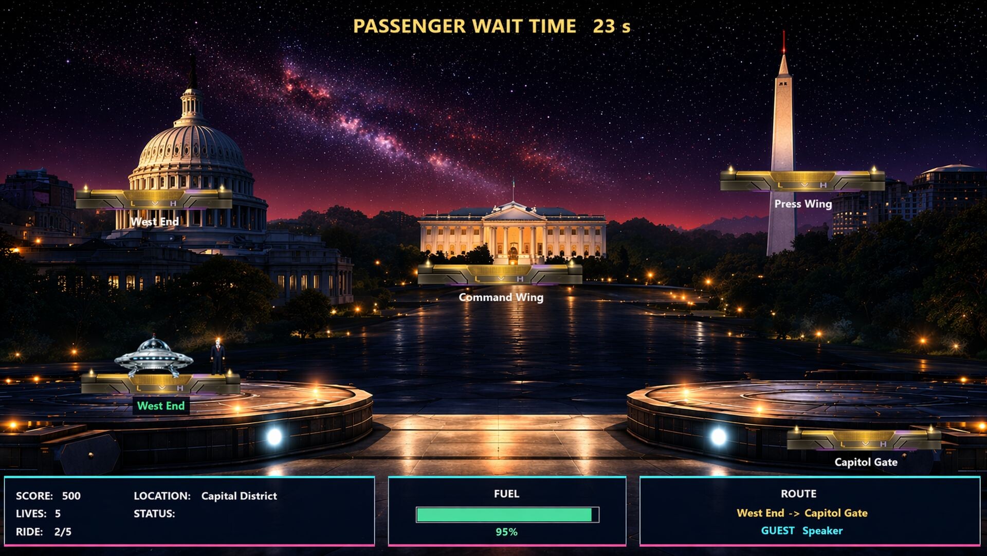 Space Tram screenshot 3