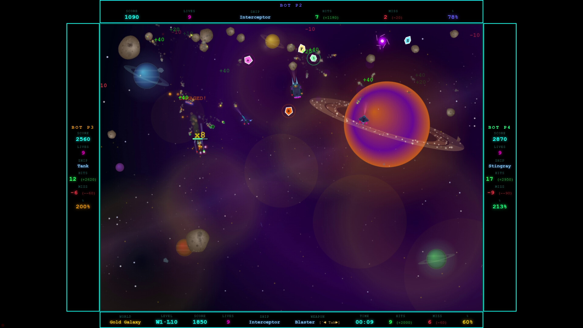 ROIDSTRIKE screenshot 1