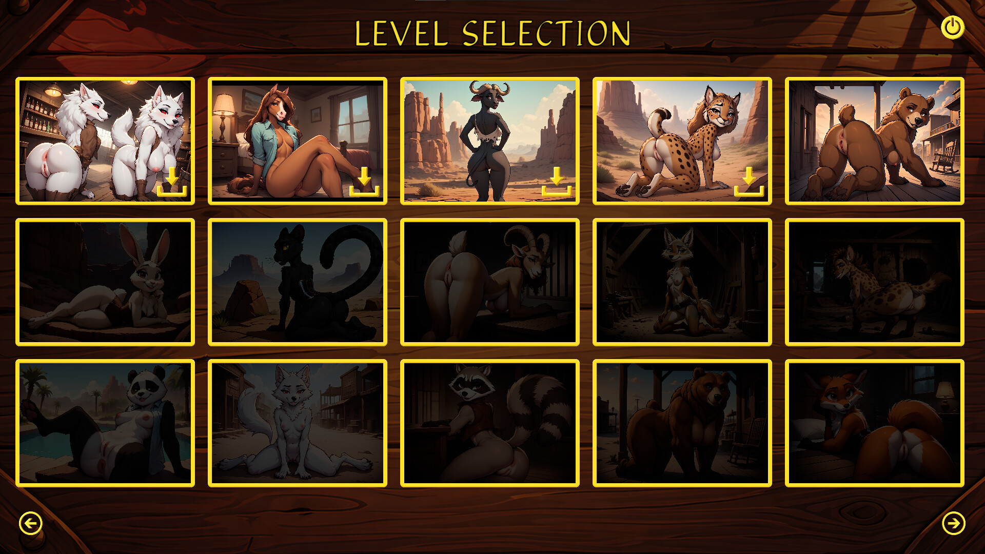Wild West Furry - Hentai Jigsaw screenshot 6