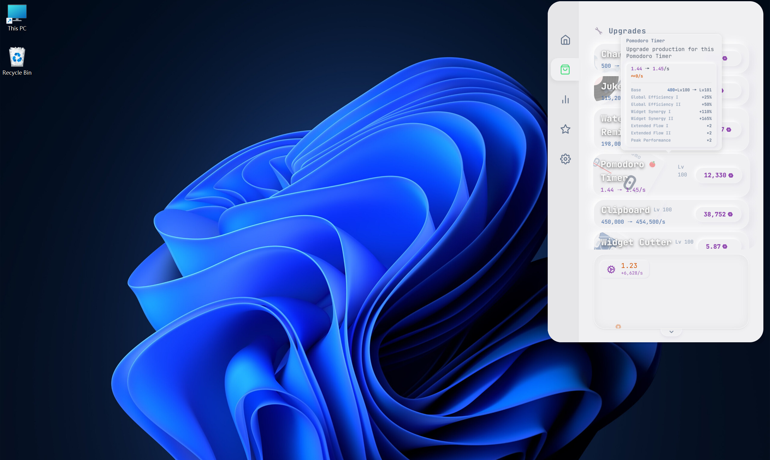 Widget Idle screenshot 3