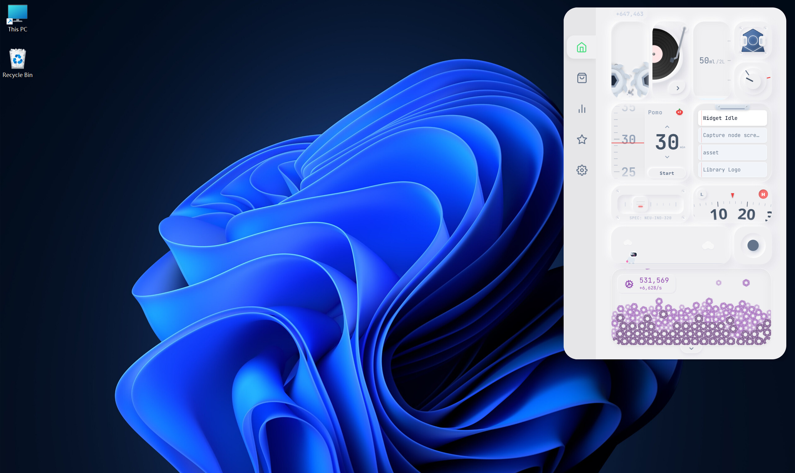 Widget Idle screenshot 1