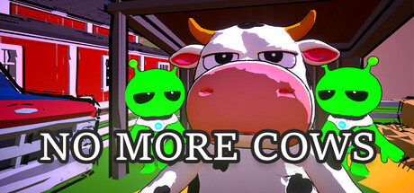 NO MORE COWS logo and key art