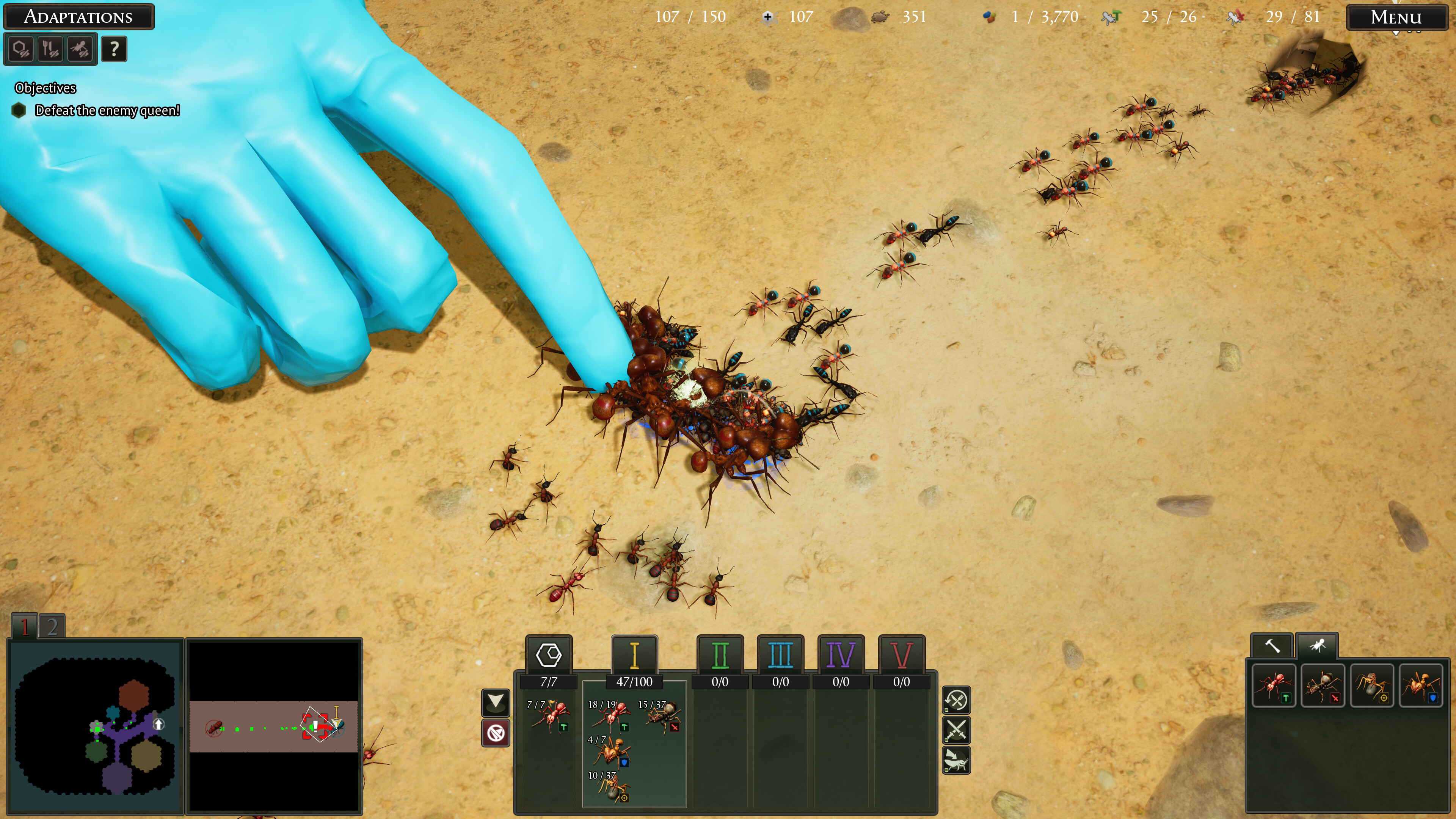 Empires of the Undergrowth screenshot 2