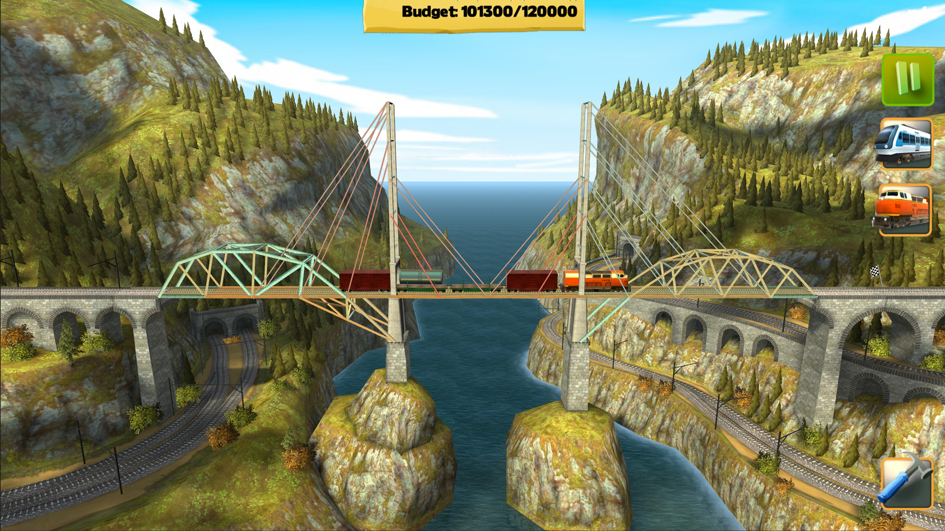 Bridge Constructor - Trains - Expansion Pack screenshot 3
