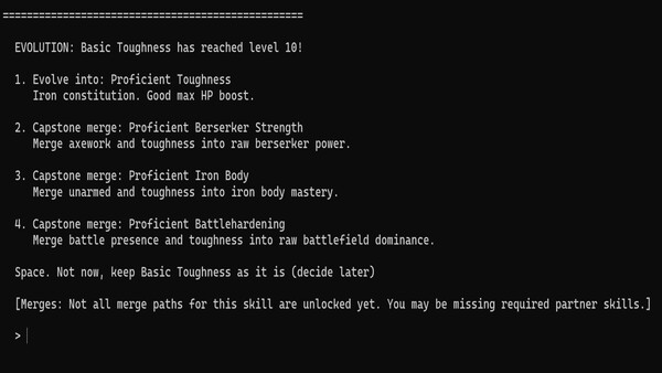 Greywind’s Legacy - A Text Based, Skill Progression, RPG screenshot 3
