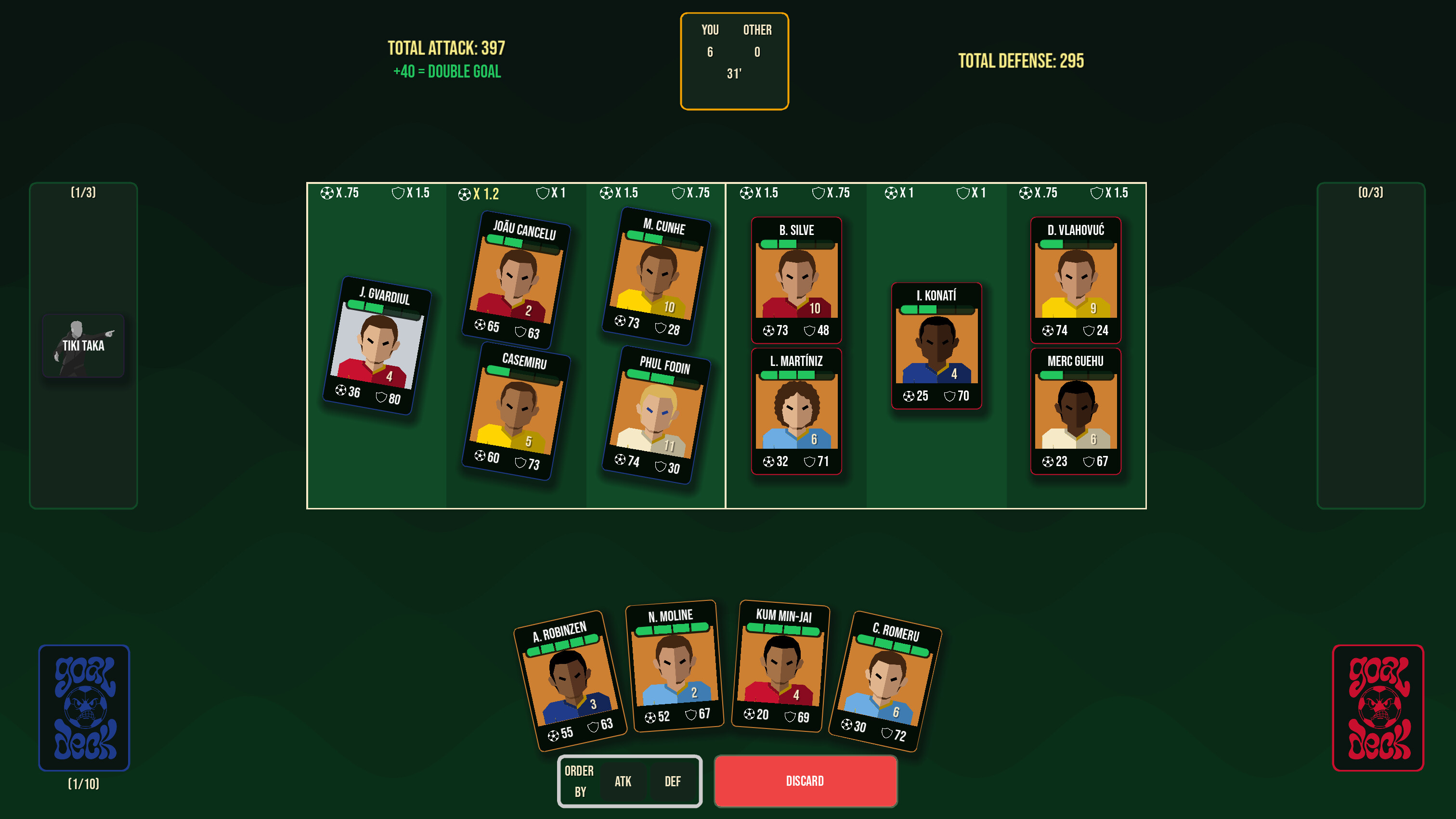 Goaldeck screenshot 1