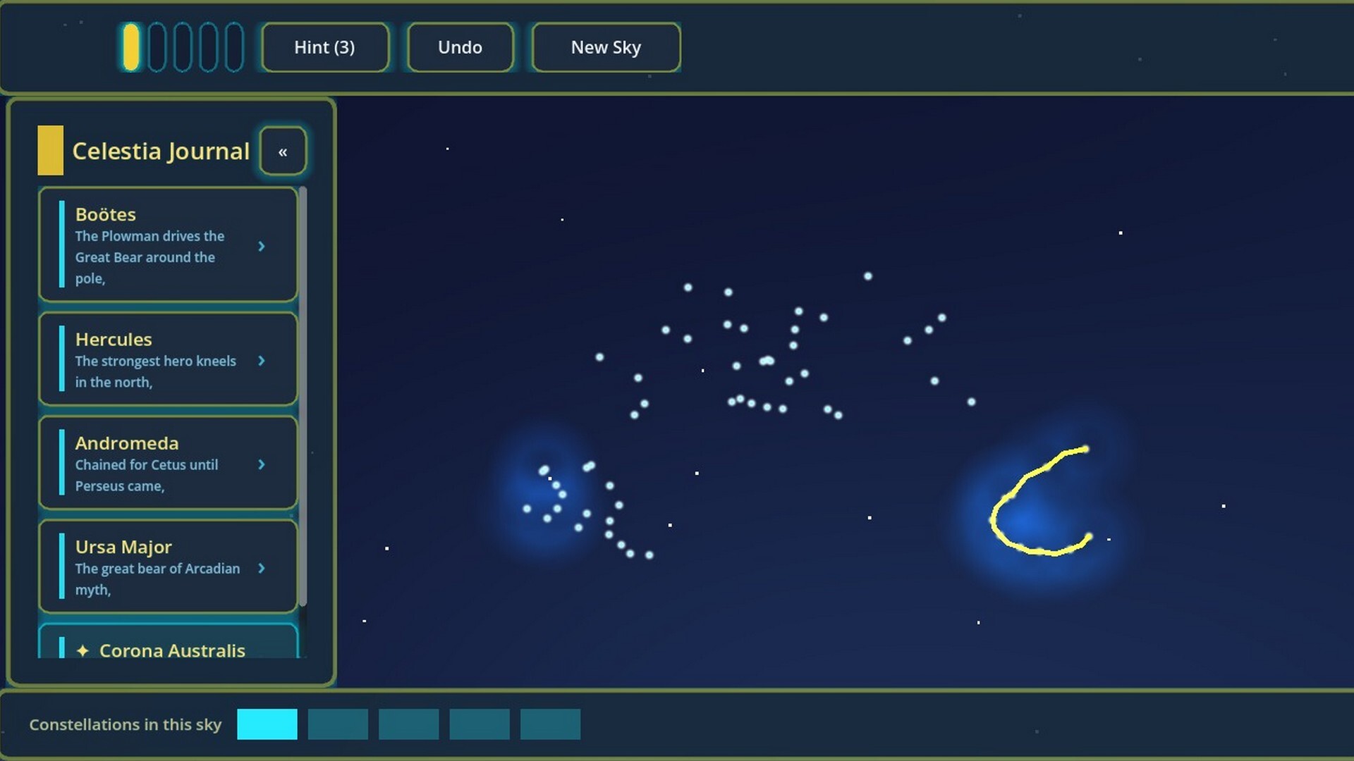 Constellations screenshot 1