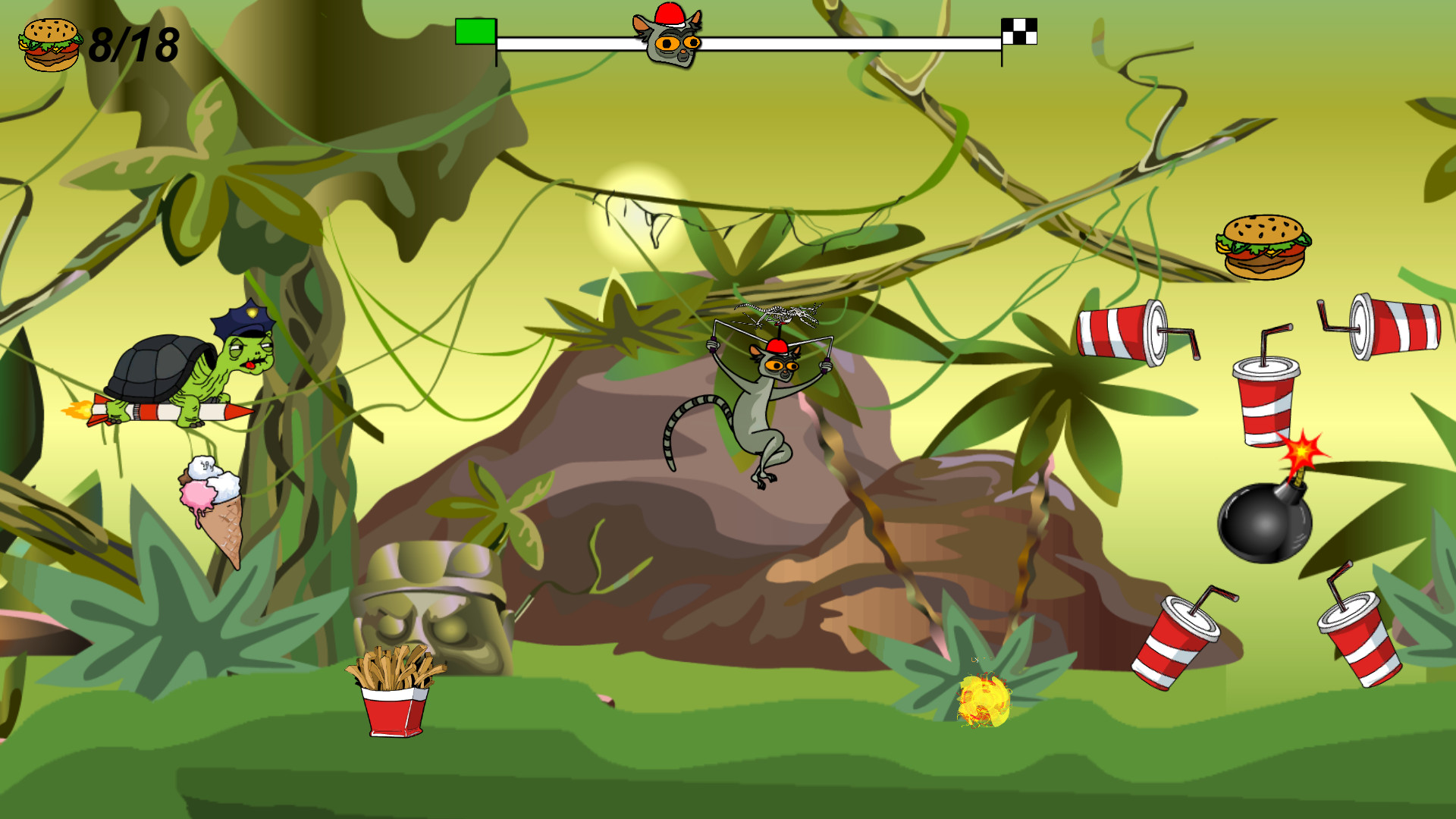 Lemurzin - Pterodactyl Edition screenshot 5