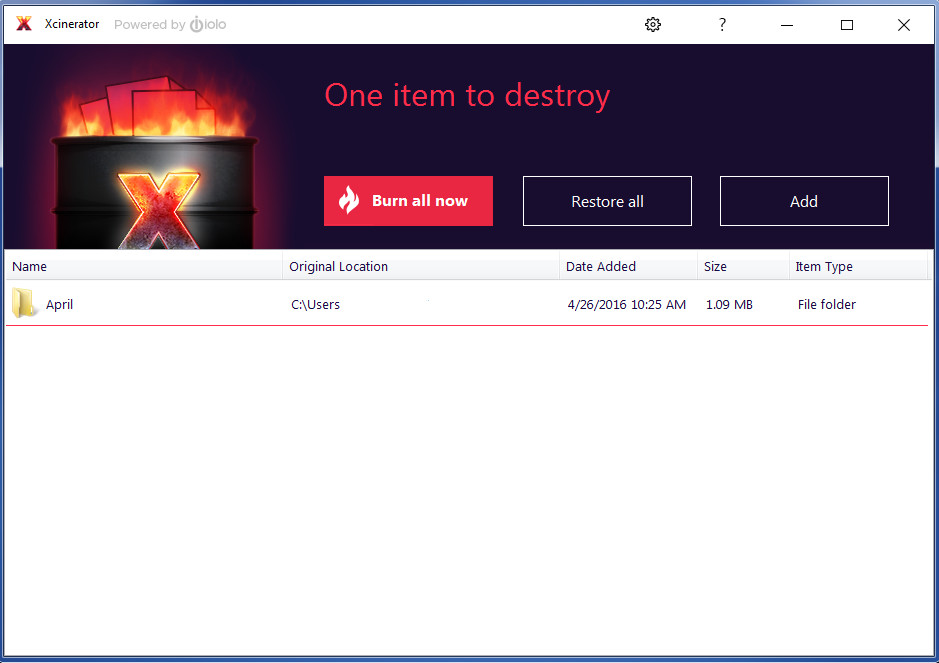 Xcinerator screenshot 4