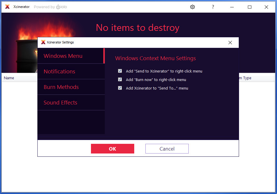 Xcinerator screenshot 7