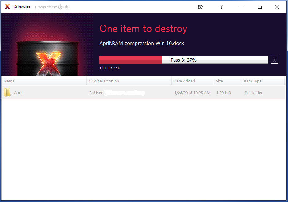 Xcinerator screenshot 6