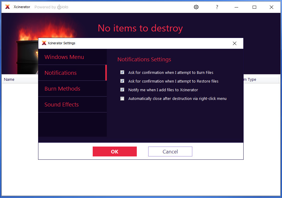 Xcinerator screenshot 8