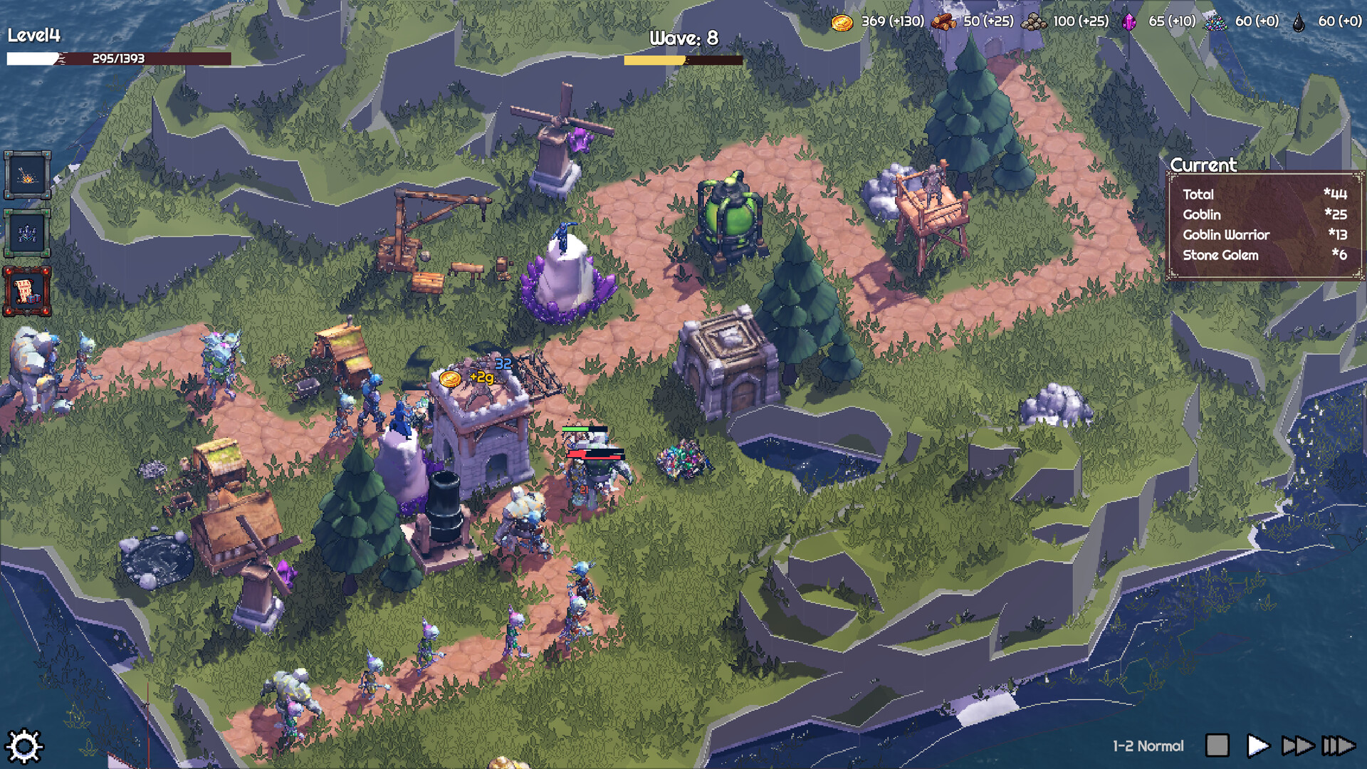 Rogue Realm Guardian Grids gameplay screenshot 1