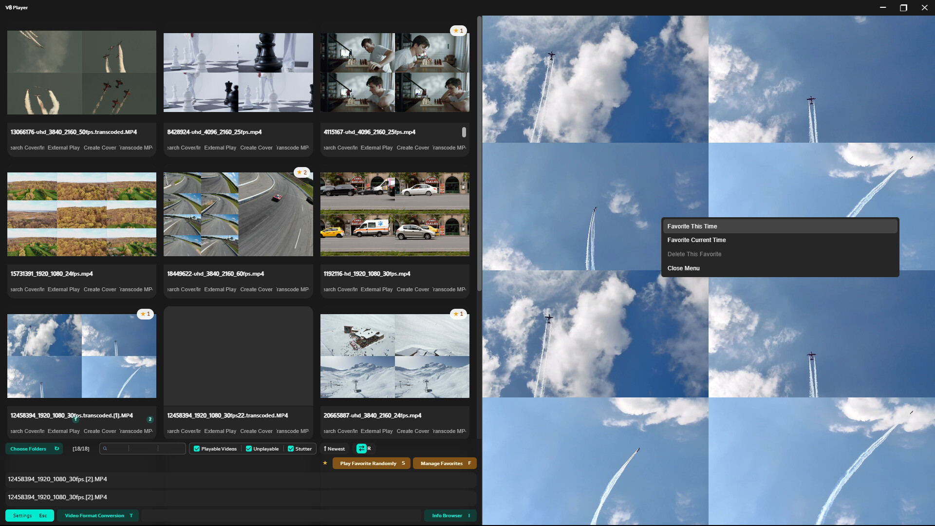 V8 Player screenshot 4