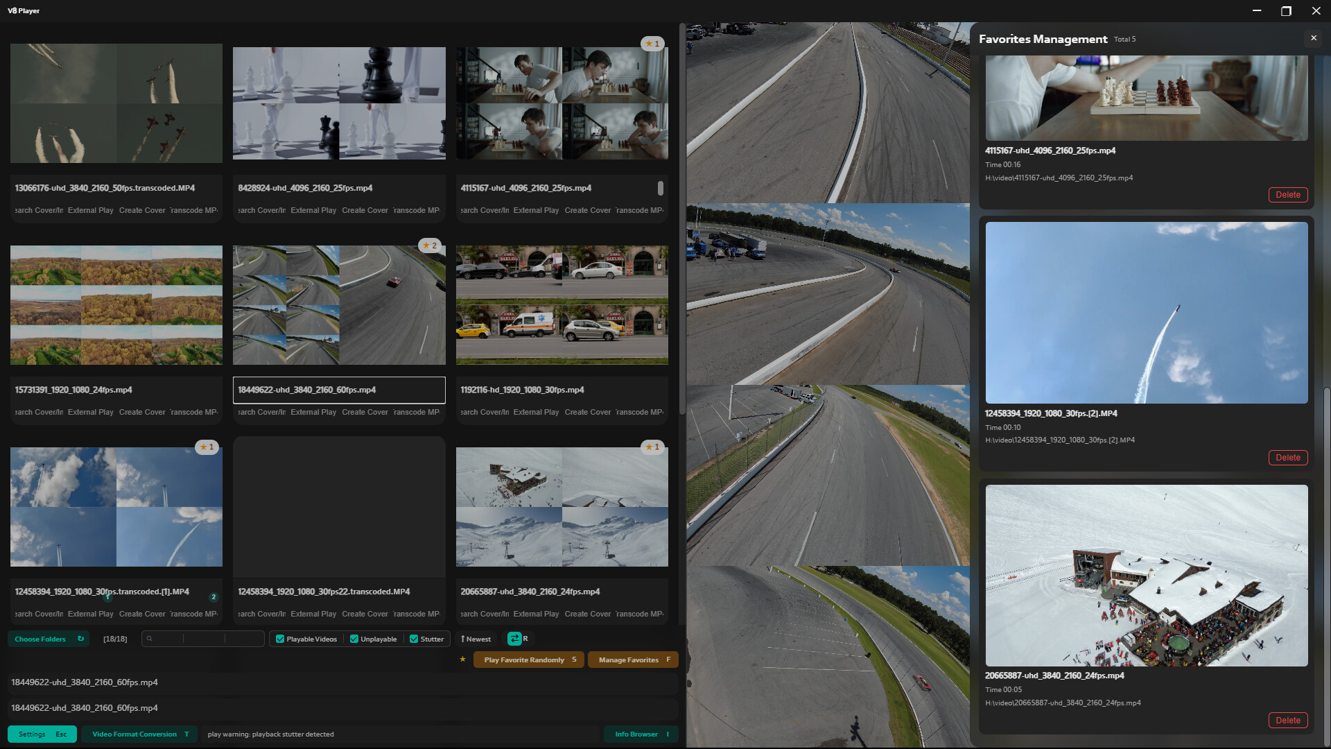 V8 Player screenshot 5