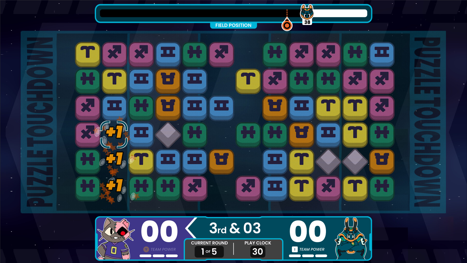 Intergalactic Puzzle Touchdown screenshot 1