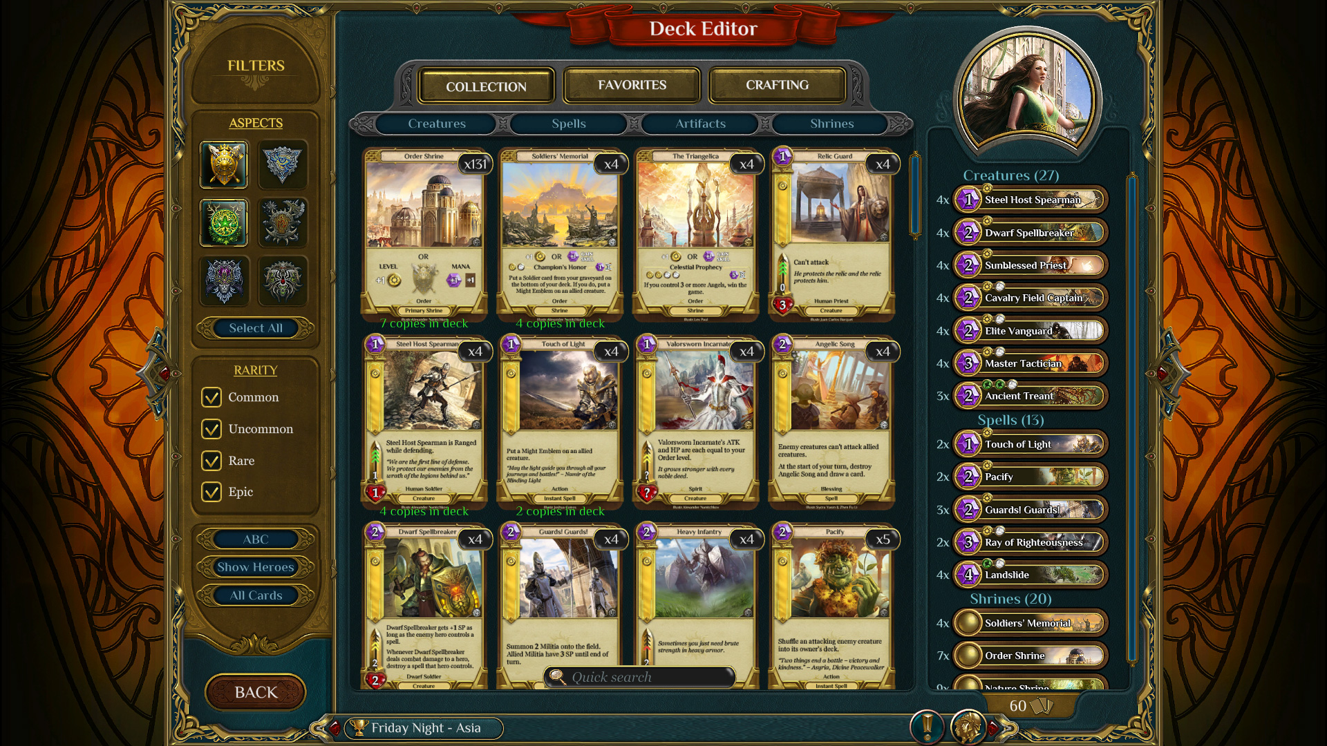 Spellweaver - Soldier Reverence Deck screenshot 2