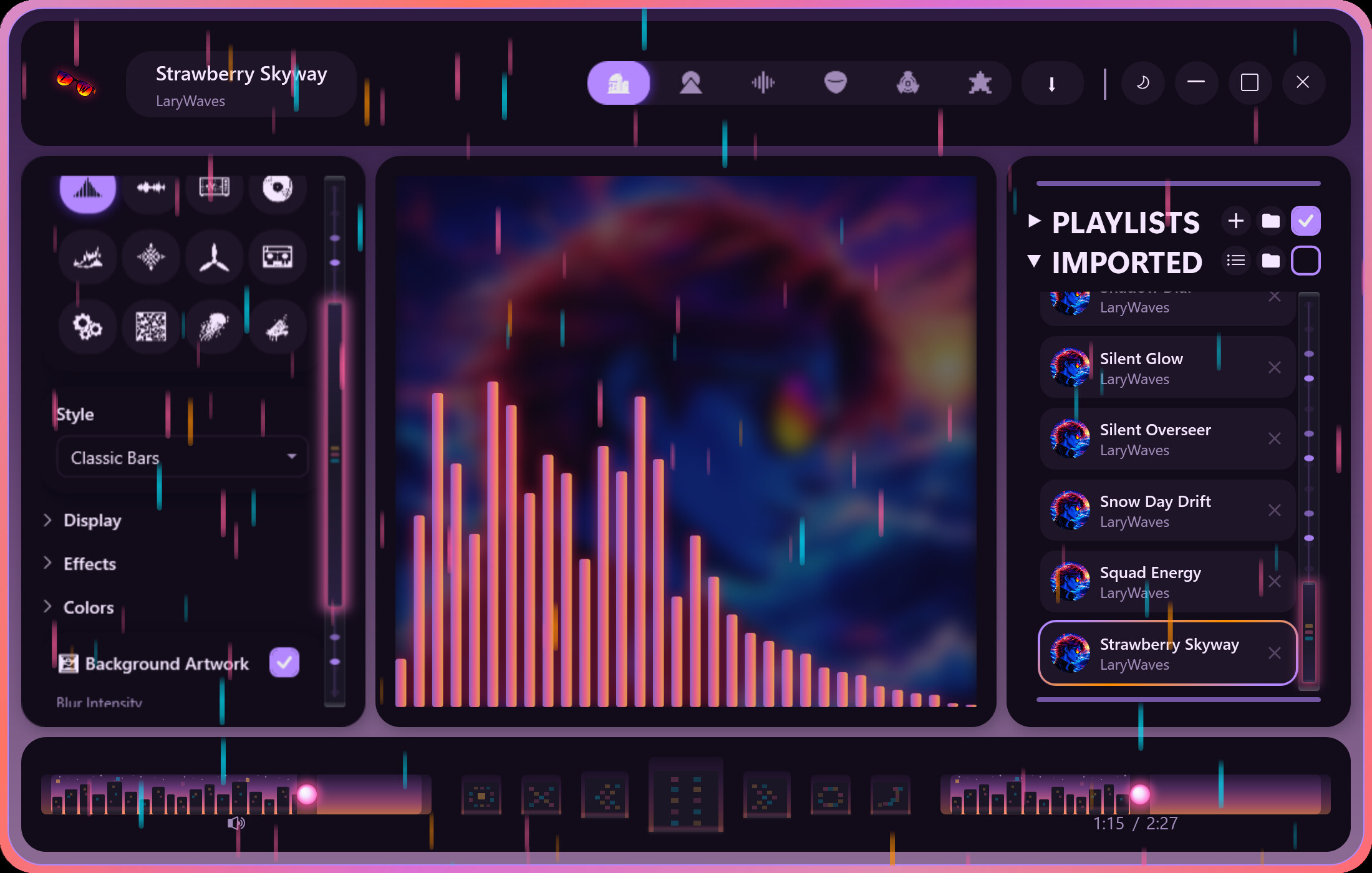 LaryWaves Studio screenshot 1