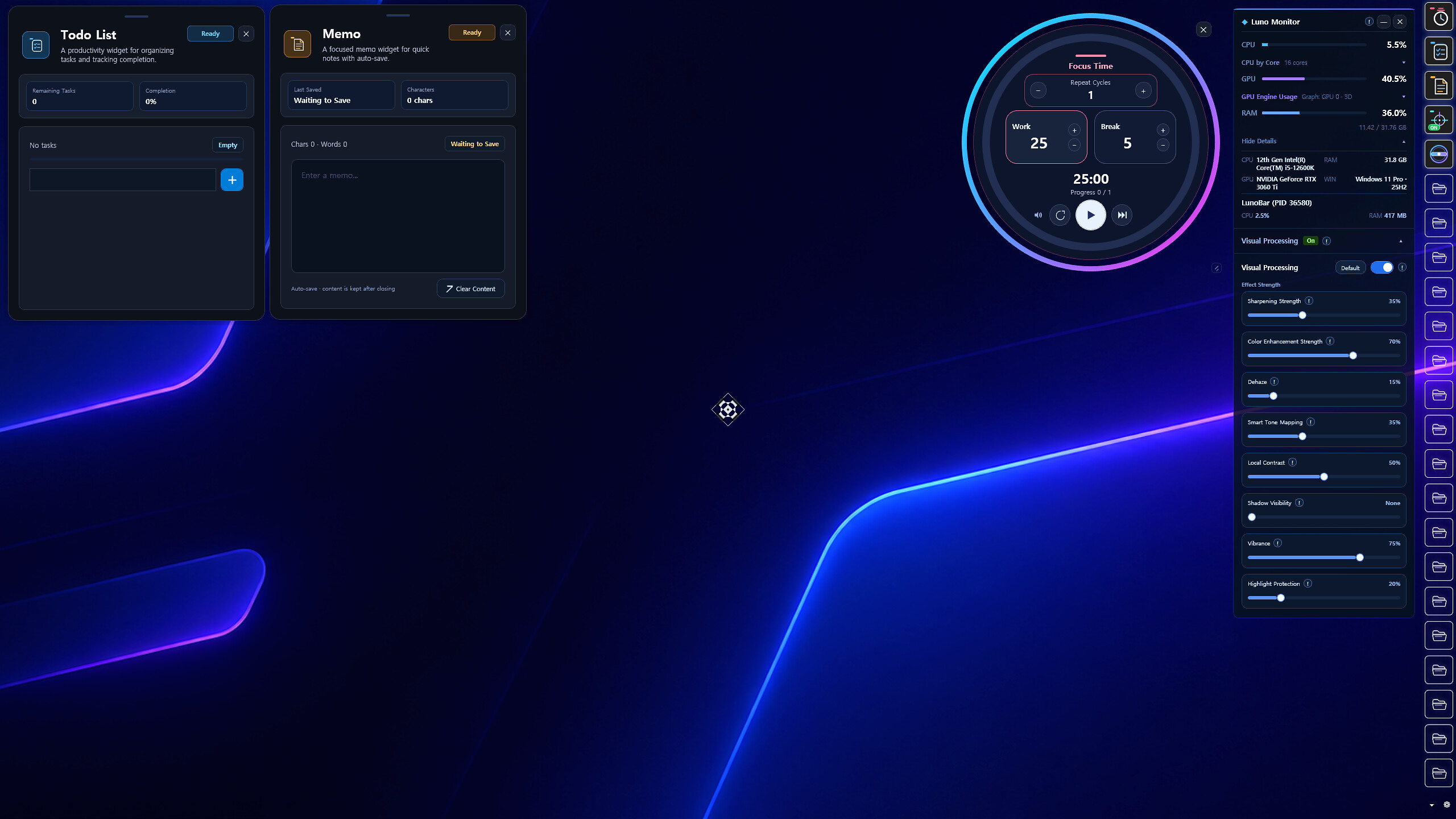 LunoBar screenshot 1