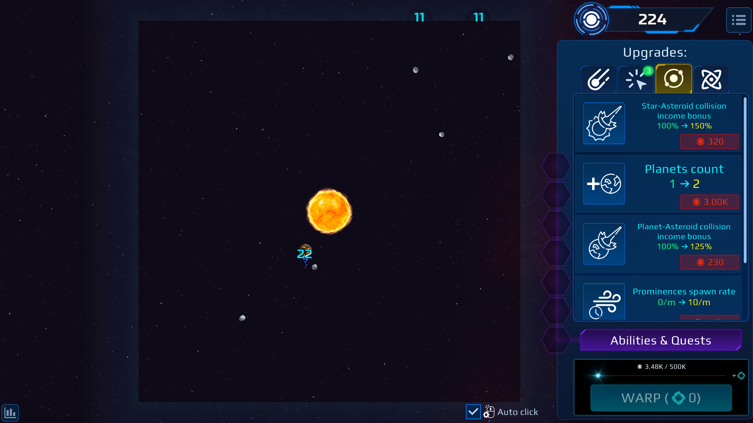 Astromental Incremental screenshot 1