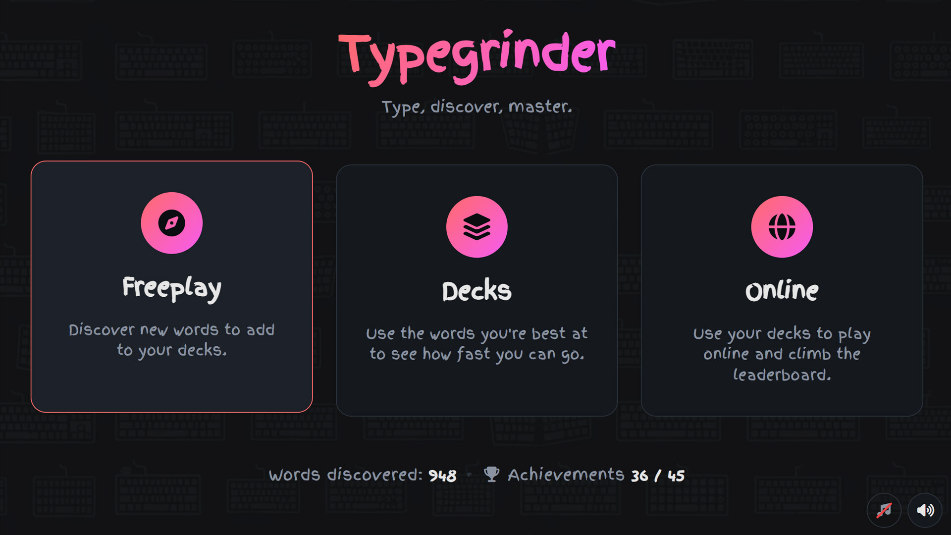 Typegrinder screenshot 3