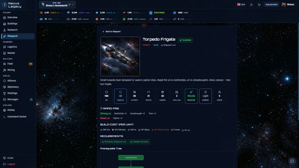 Nexus Legacy screenshot