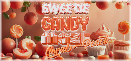 Sweetie Candy Maze: Coral Peach — Steam header