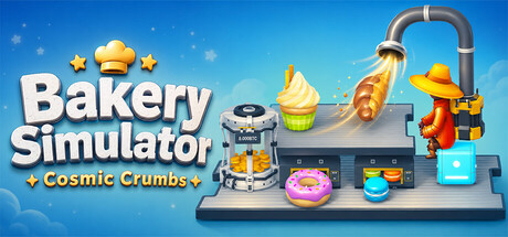 Cosmic Crumbs: Bakery Simulator — Steam header