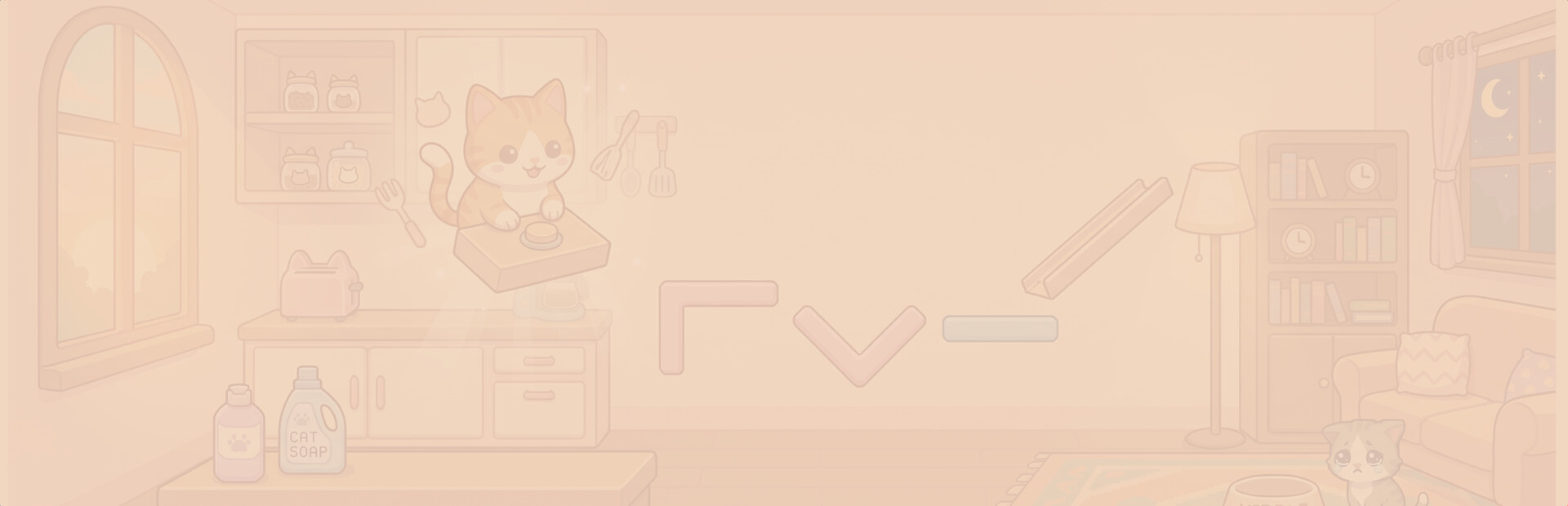 Feed the Cat: Gravity Puzzle
