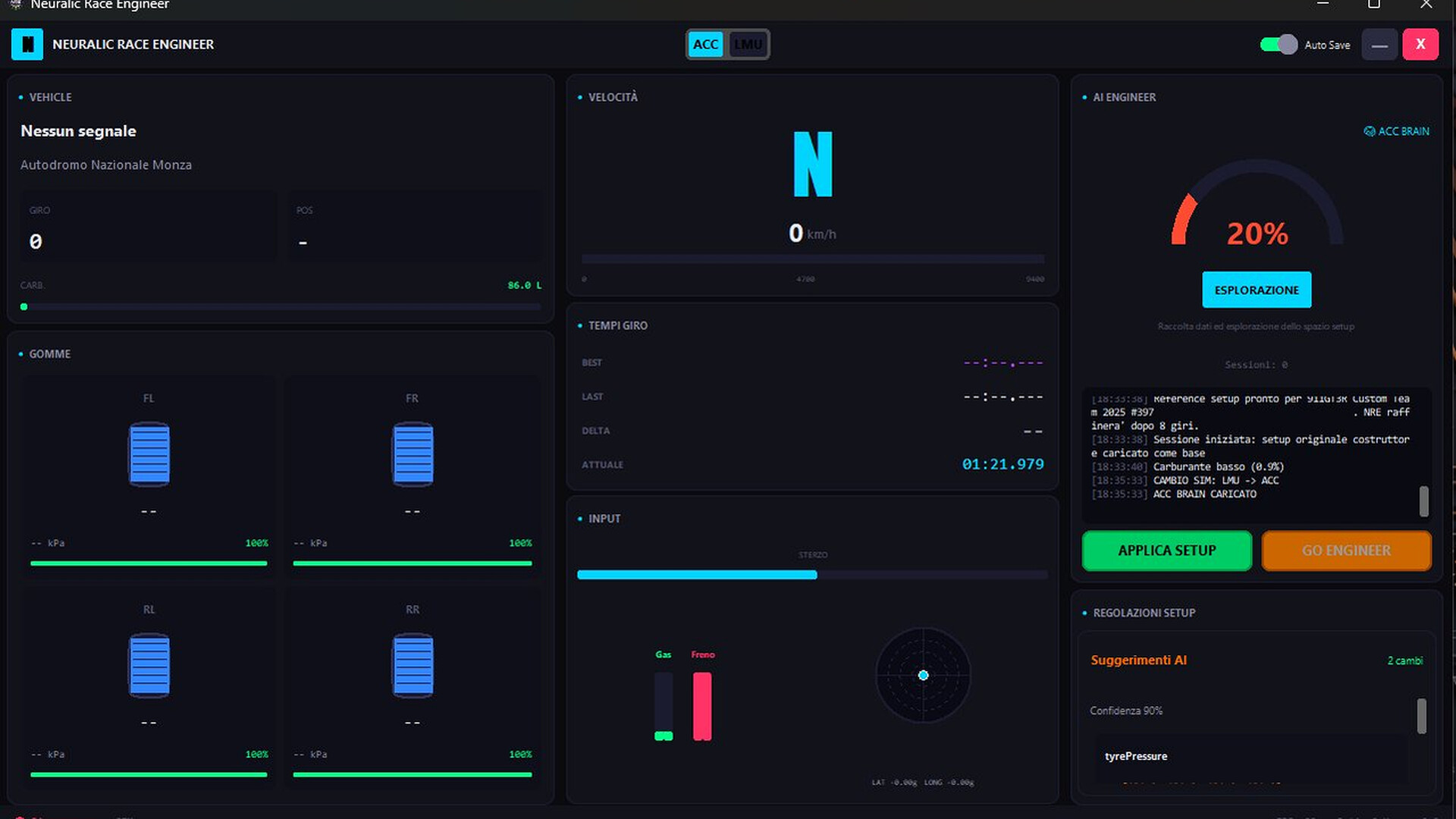 Neuralic Race Engineer screenshot 1