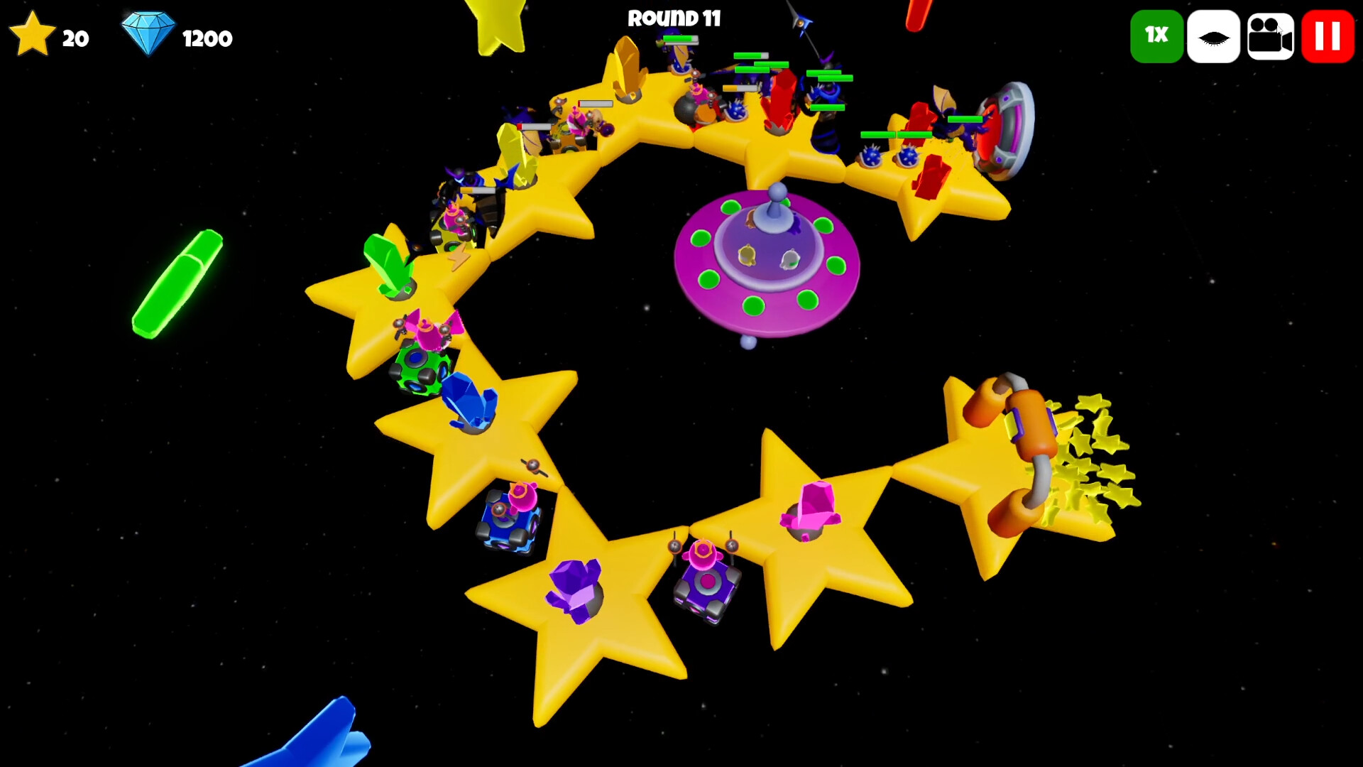 Glowbot Tower Defense screenshot 7