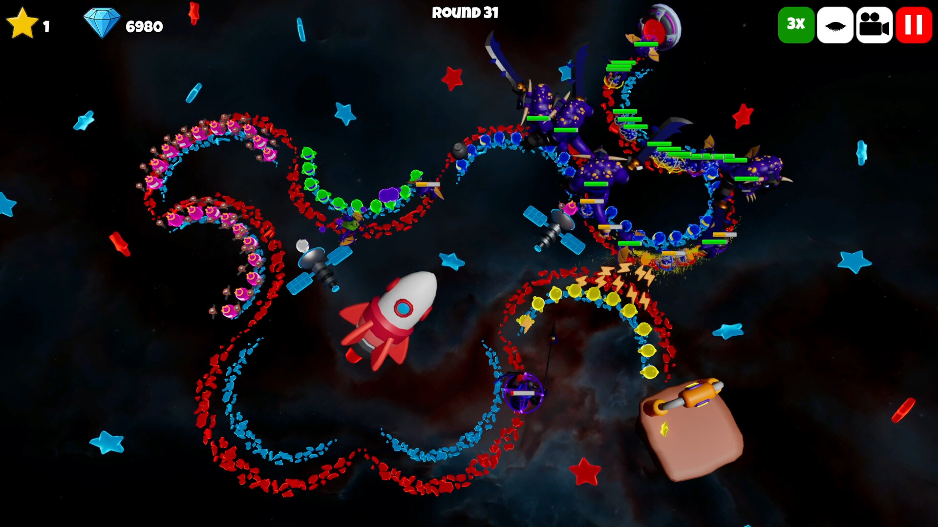 Glowbot Tower Defense screenshot 4