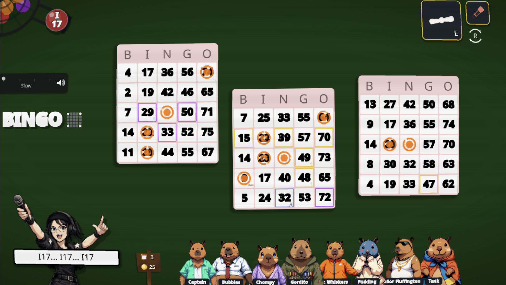 Capybara Bingo screenshot 3