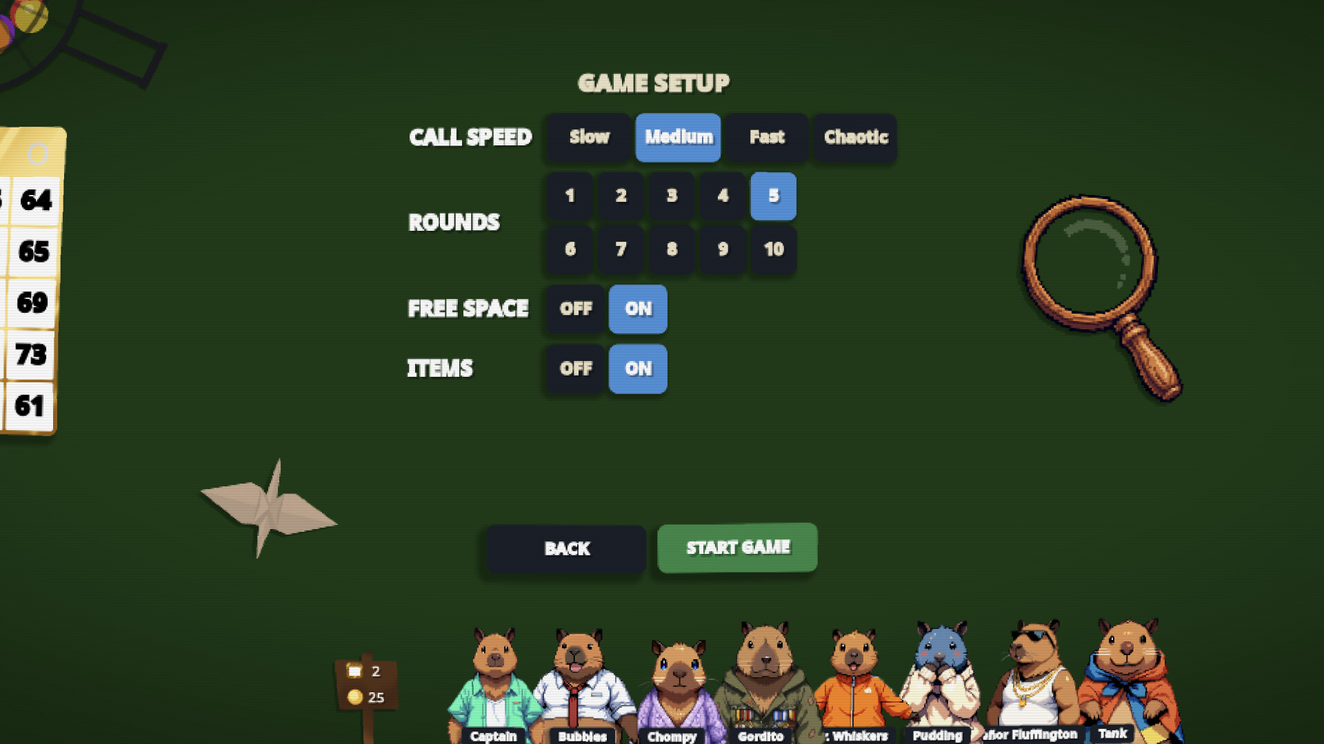 Capybara Bingo screenshot 5