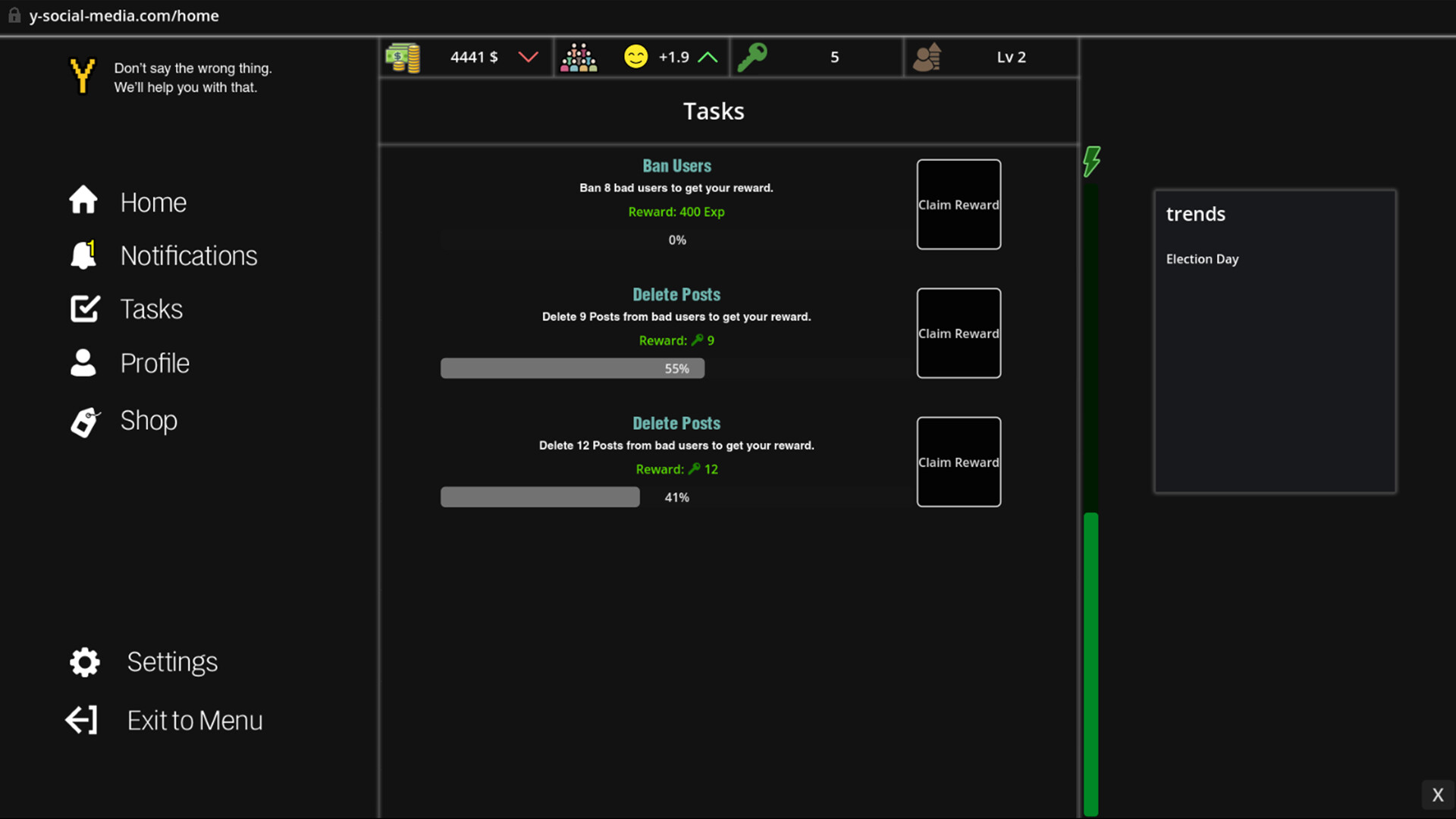 Y: Solo Mod Simulator screenshot 3