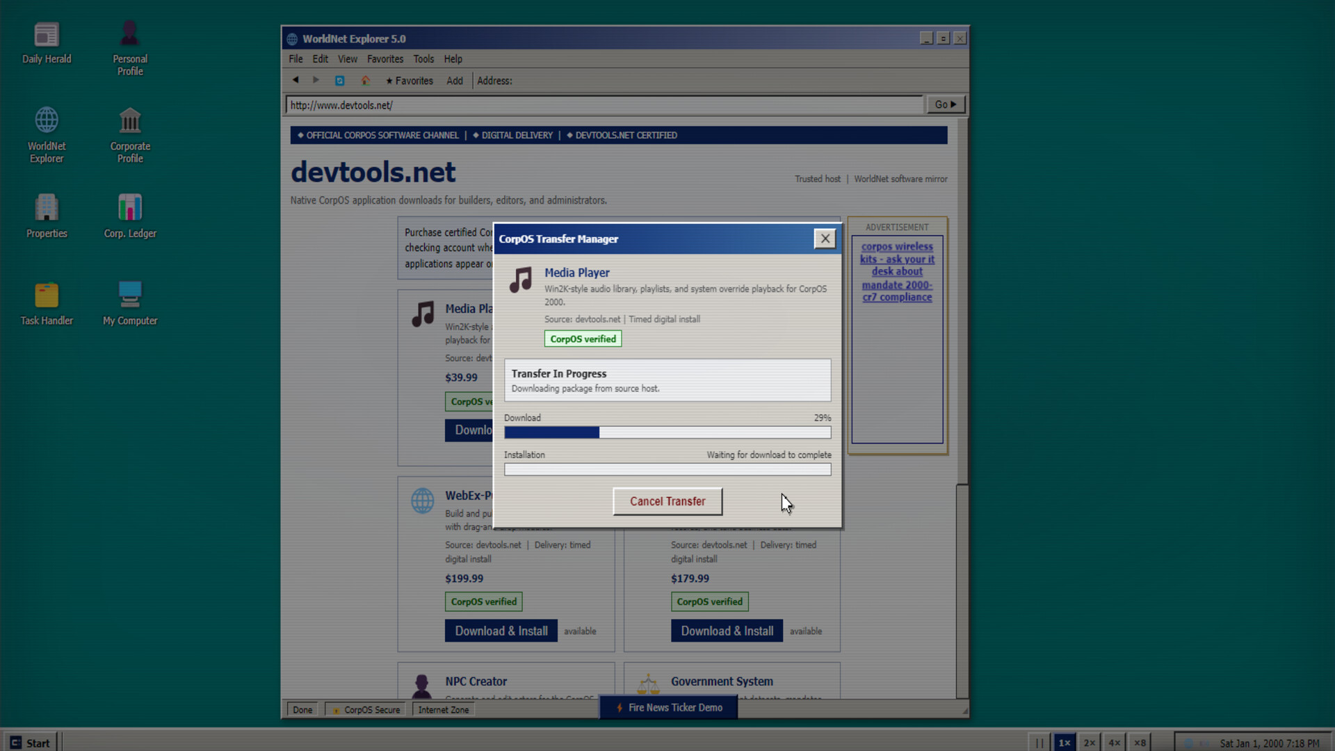 CorpOS screenshot 8
