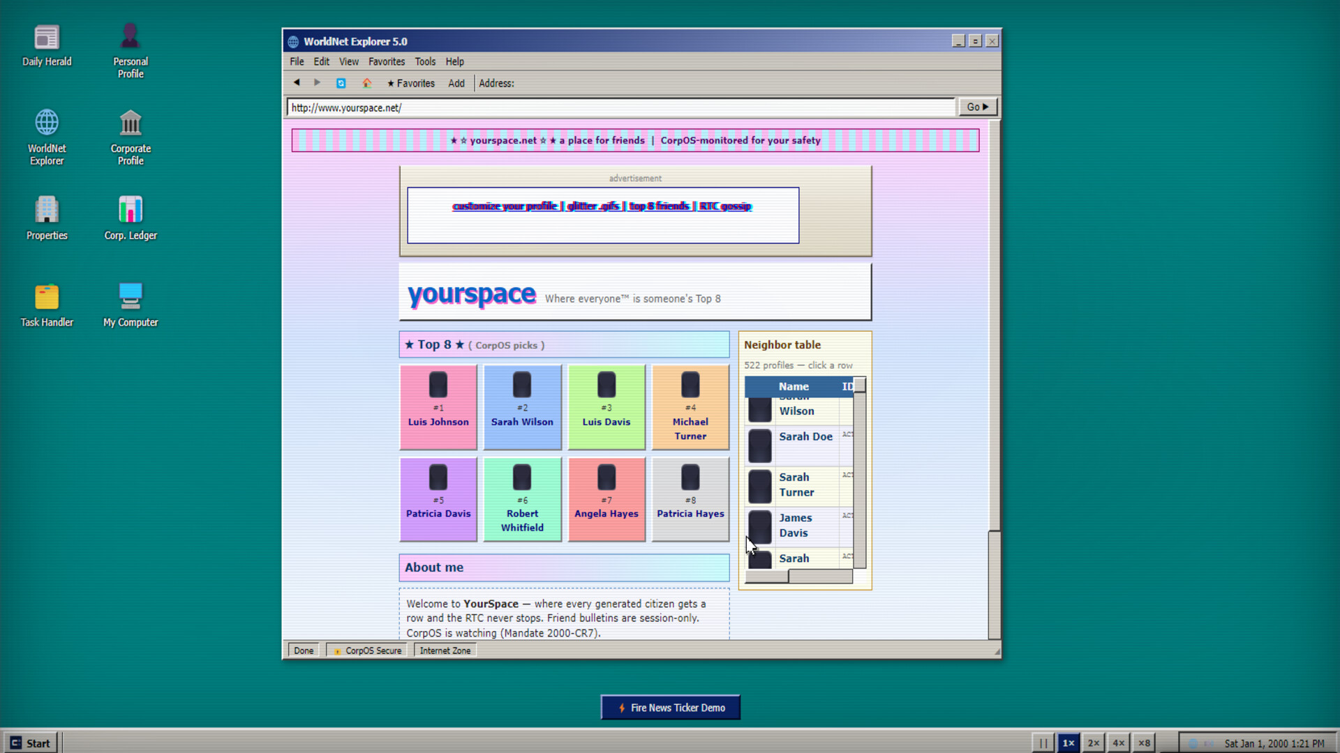 CorpOS screenshot 13