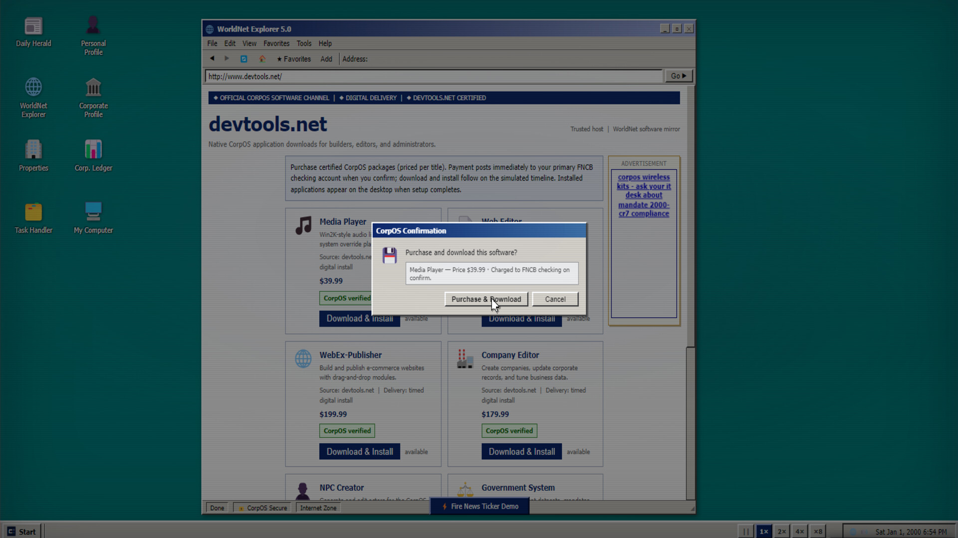 CorpOS screenshot 9